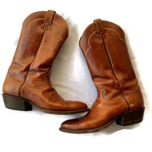 Tony Lama Boots Vintage Black Label Distressed